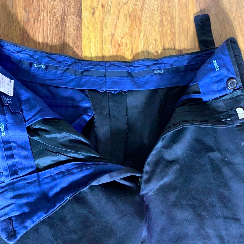 Malo black cotton pants - size 50 (34) - PRICE FIRM
